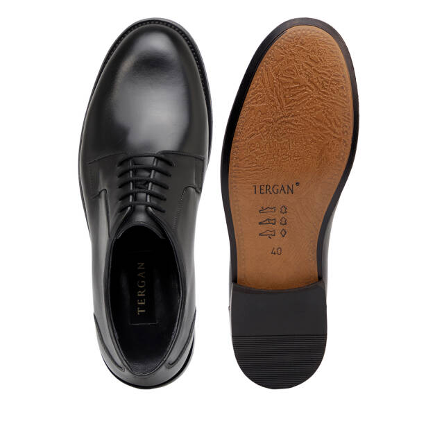 Siyah Hakiki Deri Erkek Klasik Ayakkabı - E26I1AY57677-A43 - 6