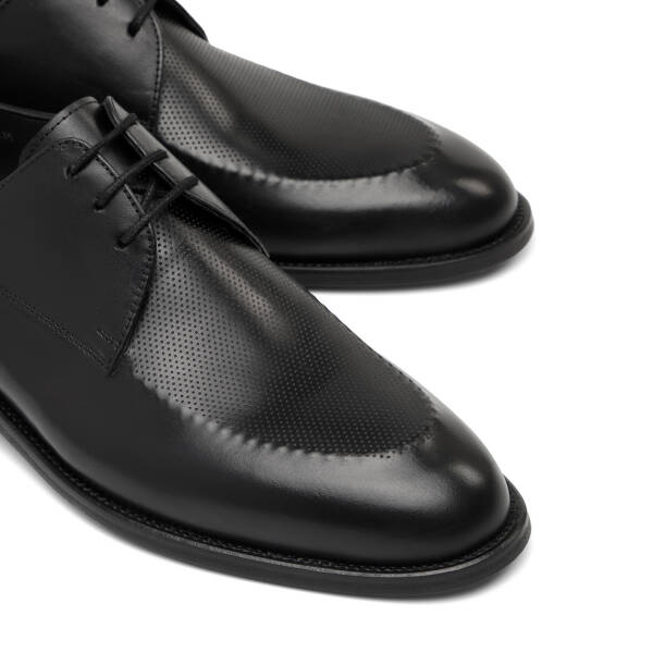 Siyah Hakiki Deri Erkek Klasik Ayakkabı - E26I1AY57679-A43 - 3