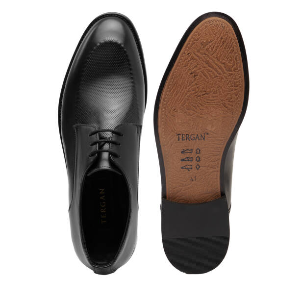 Siyah Hakiki Deri Erkek Klasik Ayakkabı - E26I1AY57679-A43 - 6