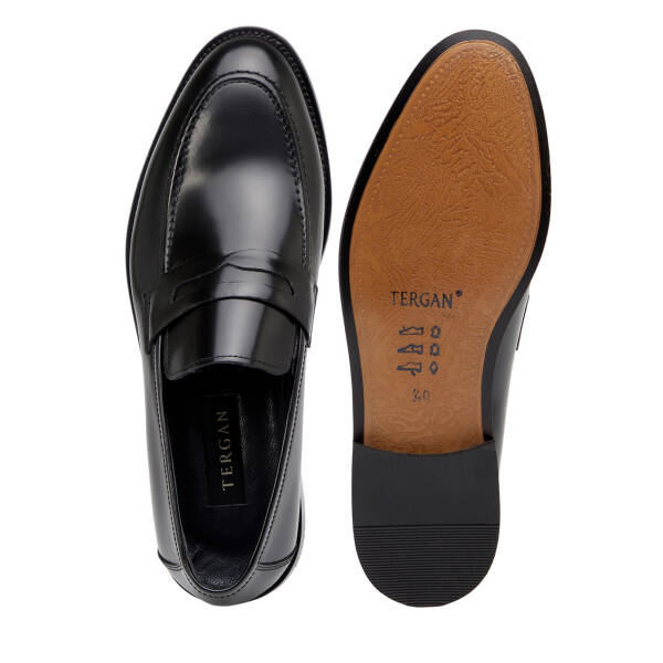 Siyah Hakiki Deri Erkek Klasik Ayakkabı - E26I1AY57680-A35 - 6