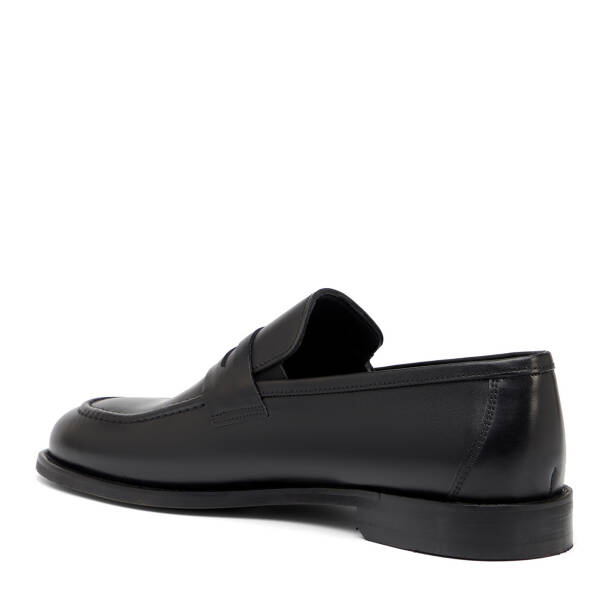 Siyah Hakiki Deri Erkek Klasik Ayakkabı - E26I1AY57680-A43 - 4