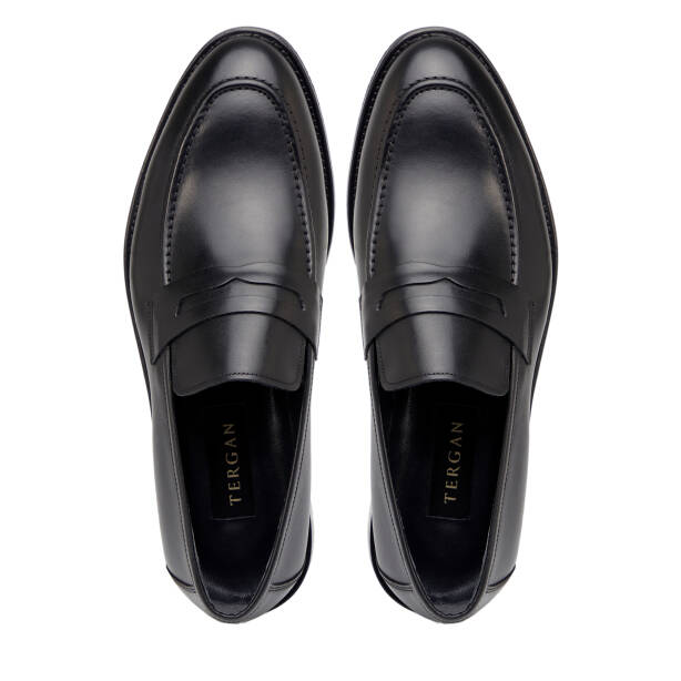 Siyah Hakiki Deri Erkek Klasik Ayakkabı - E26I1AY57680-A43 - 5