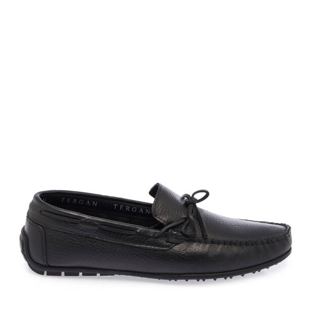Siyah Hakiki Deri Erkek Loafer - E26I1AY57711-A41 - 3