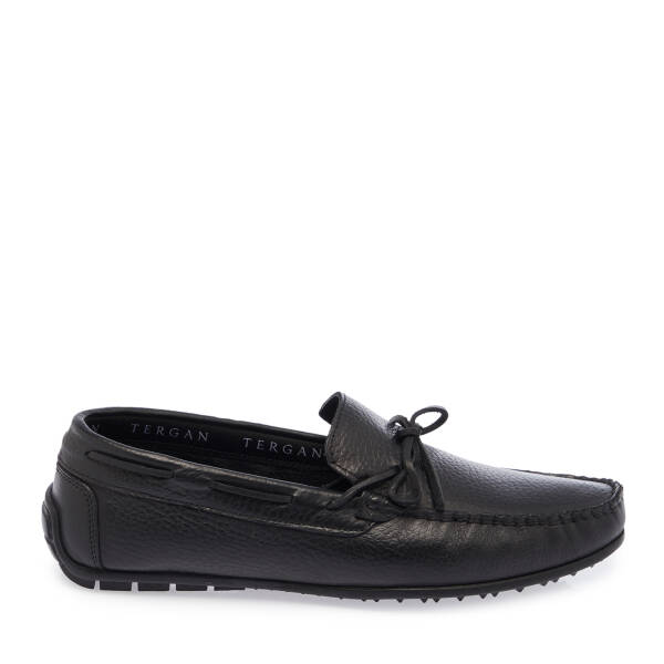 Siyah Hakiki Deri Erkek Loafer - E26I1AY57711-A41 - 3