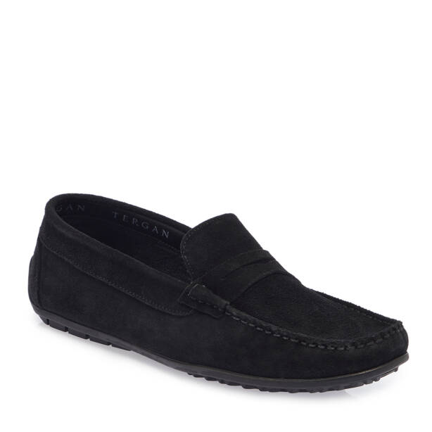 Siyah Hakiki Deri Erkek Loafer - E26I1AY57712-A01 - 1