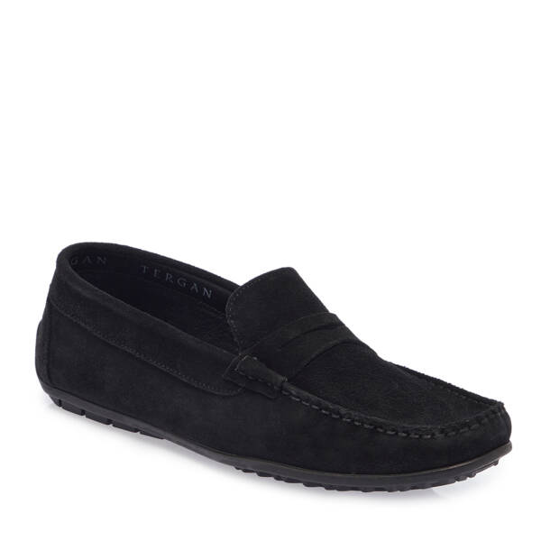 Siyah Hakiki Deri Erkek Loafer - E26I1AY57712-A01 - 1