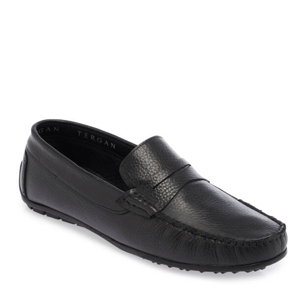 Siyah Hakiki Deri Erkek Loafer - E26I1AY57712-A41 