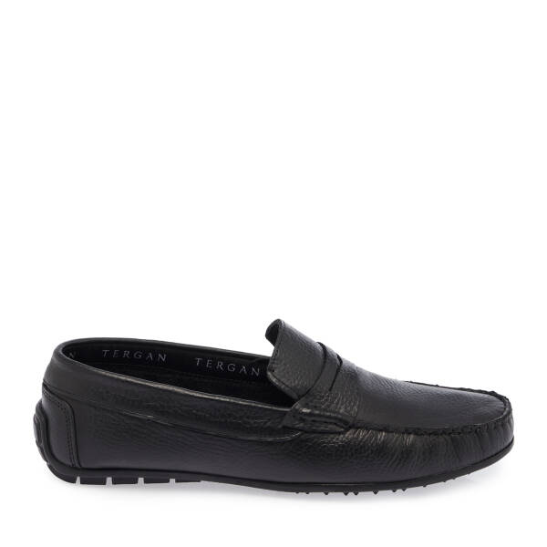Siyah Hakiki Deri Erkek Loafer - E26I1AY57712-A41 - 3