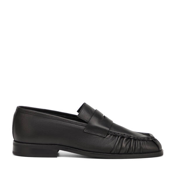 Siyah Hakiki Deri Erkek Loafer - E26I1AY57713-A23 - 1