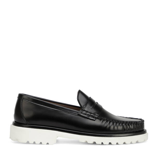 Siyah Hakiki Deri Erkek Loafer - E26I1AY57724-F44 