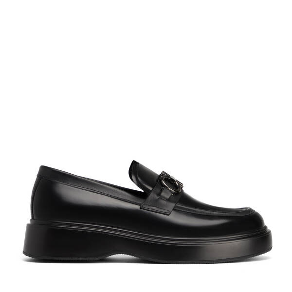 Siyah Hakiki Deri Erkek Loafer - E26S1AY57820-A35 - 1