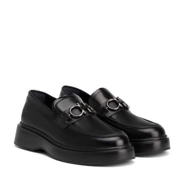 Siyah Hakiki Deri Erkek Loafer - E26S1AY57820-A35 - 2