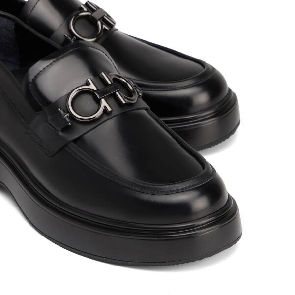 Siyah Hakiki Deri Erkek Loafer - E26S1AY57820-A35 - 3