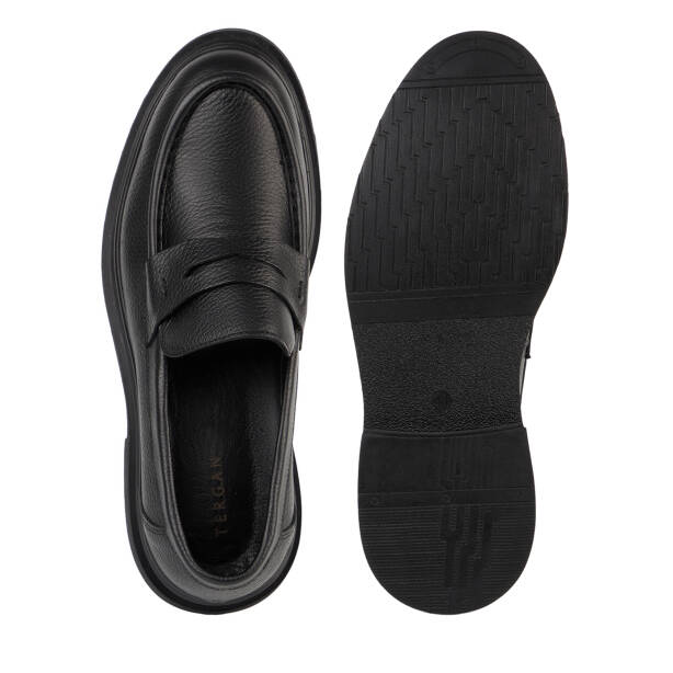 Siyah Hakiki Deri Erkek Loafer - E26S1AY57958-A41 - 5