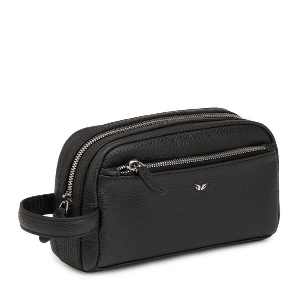 Siyah Hakiki Deri Erkek Portföy Çantası - S1PC00021541-A41 - 2