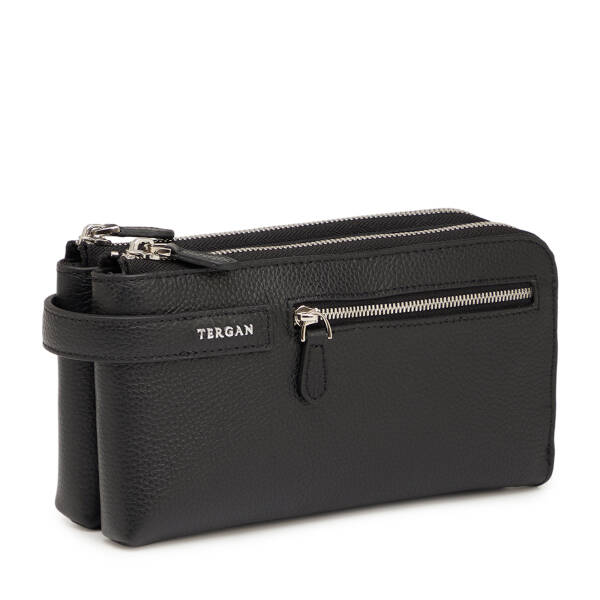 Siyah Hakiki Deri Erkek Portföy Çantası - S1PC00021564-A6F - 2