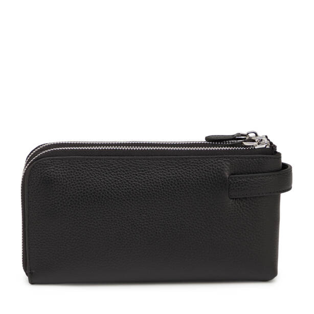 Siyah Hakiki Deri Erkek Portföy Çantası - S1PC00021564-A6F - 3