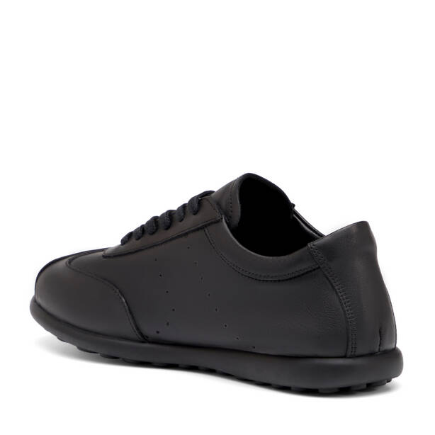 Siyah Hakiki Deri Erkek Sneaker - E26I1AY57638-A23 - 4