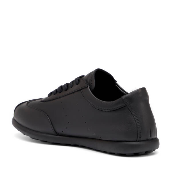 Siyah Hakiki Deri Erkek Sneaker - E26I1AY57638-A23 - 4