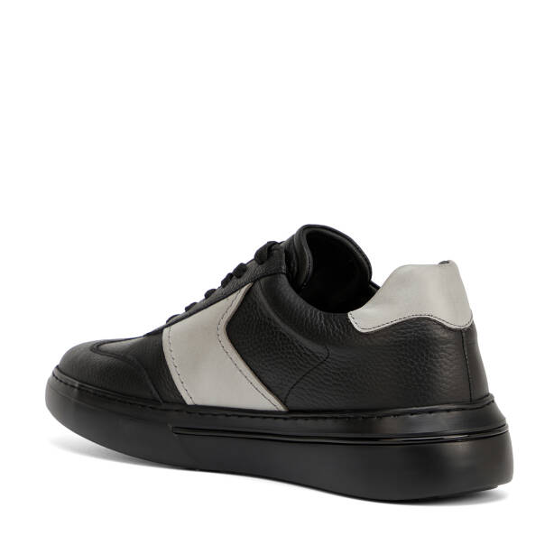 Siyah Hakiki Deri Erkek Sneaker - E26I1AY57761-H49 - 4
