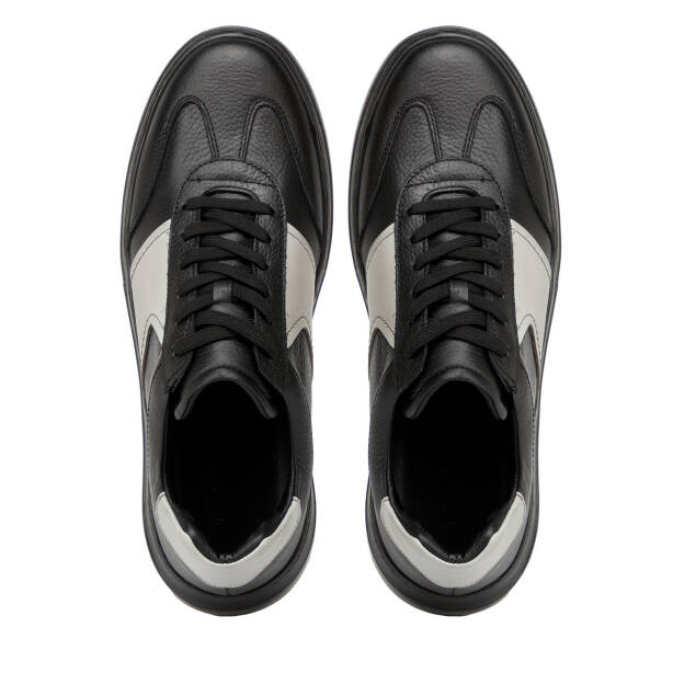Siyah Hakiki Deri Erkek Sneaker - E26I1AY57761-H49 - 5