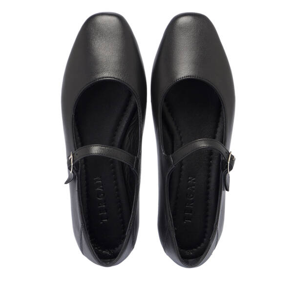 Siyah Hakiki Deri Kadın Babet - K26I1BB68437-A23 - 5