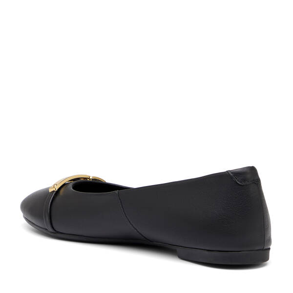 Siyah Hakiki Deri Kadın Babet - K26I1BB68481-A23 - 4