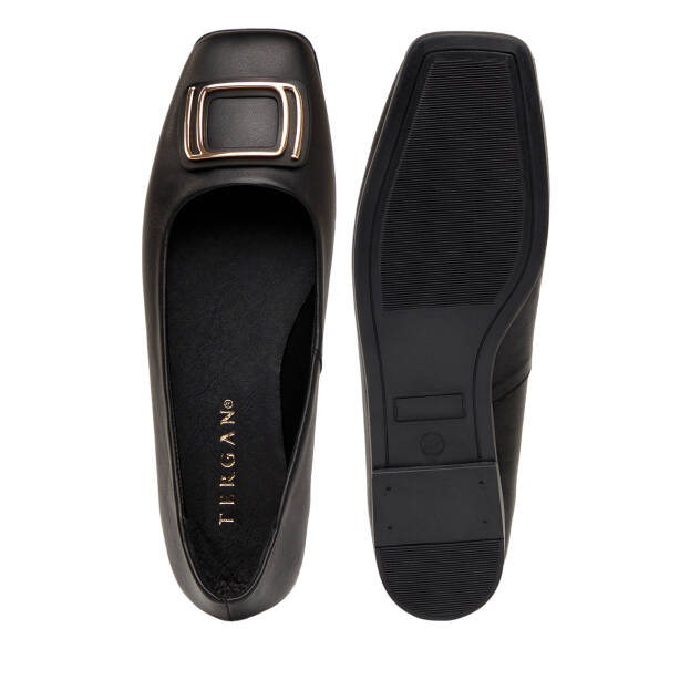 Siyah Hakiki Deri Kadın Babet - K26I1BB68483-A23 - 6