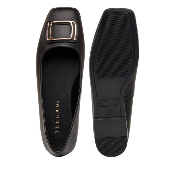 Siyah Hakiki Deri Kadın Babet - K26I1BB68483-A23 - 6