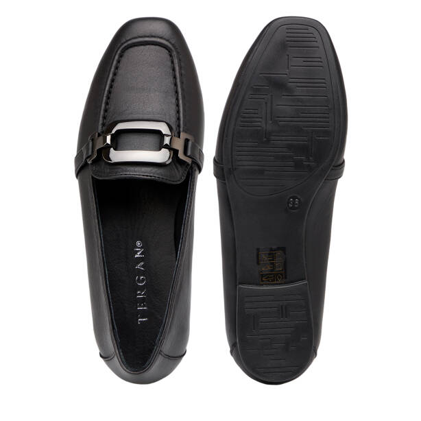 Siyah Hakiki Deri Kadın Babet - K26I1BB68490-A23 - 6