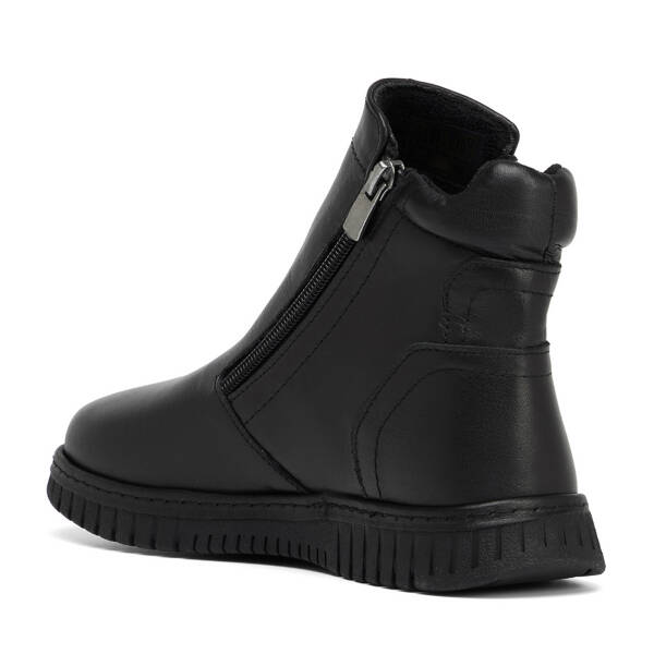 Siyah Hakiki Deri Kadın Bot - K26K1BT68812-A23 - 4