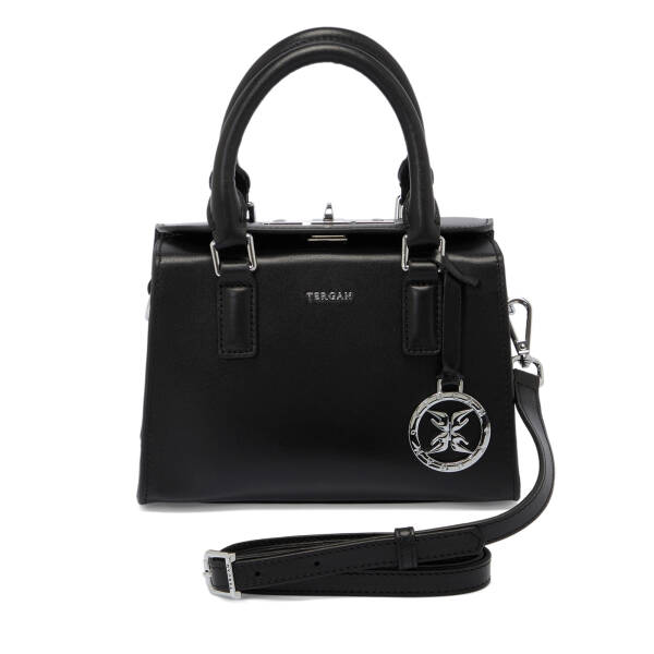 Siyah Hakiki Deri Kadın Çapraz Askılı Çanta - S25K1BC80473-A55 - 1