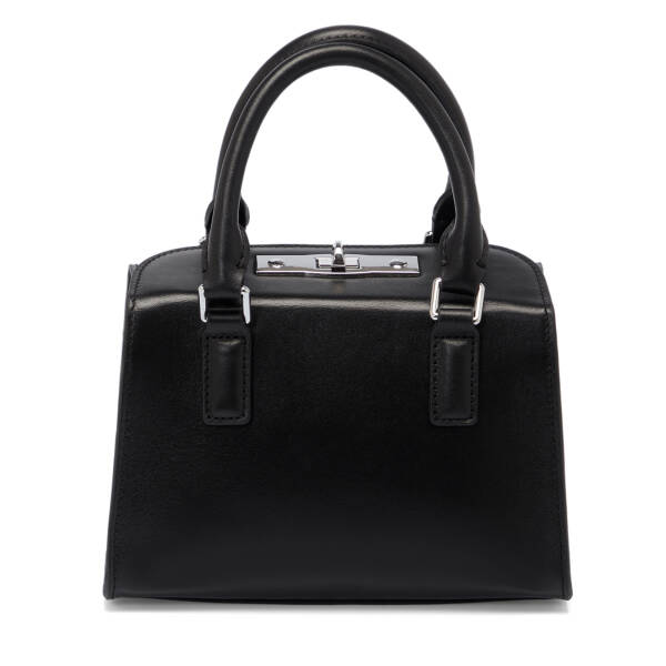 Siyah Hakiki Deri Kadın Çapraz Askılı Çanta - S25K1BC80473-A55 - 3