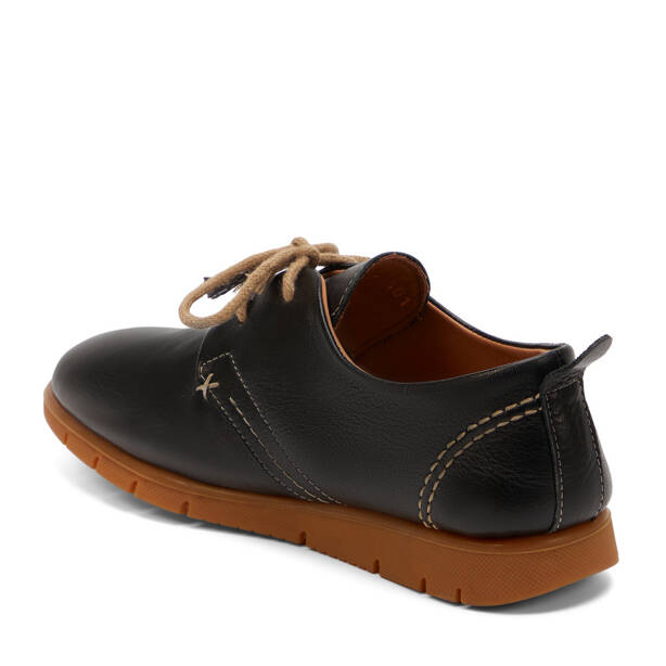 Siyah Hakiki Deri Kadın Casual Ayakkabı - K25I1AY67994-A23 - 3