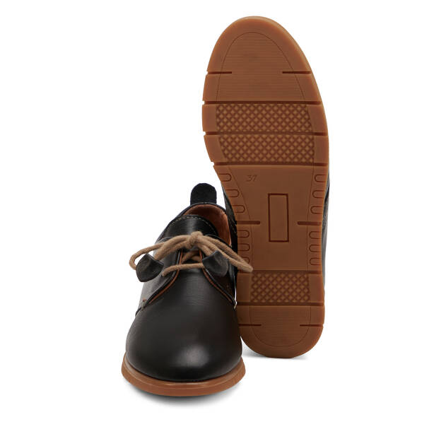 Siyah Hakiki Deri Kadın Casual Ayakkabı - K25I1AY67994-A23 - 4