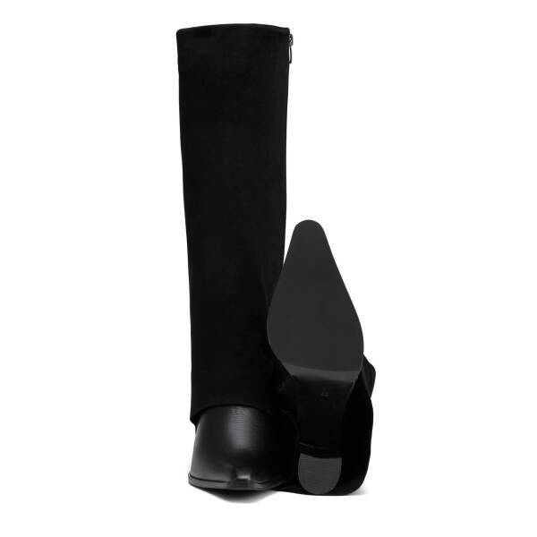 Siyah Hakiki Deri Kadın Çizme - K25K1CM68151-A23 - 5