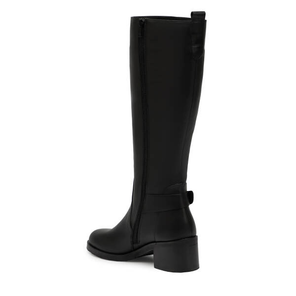 Siyah Hakiki Deri Kadın Çizme - K25K1CM68284-A23 - 3