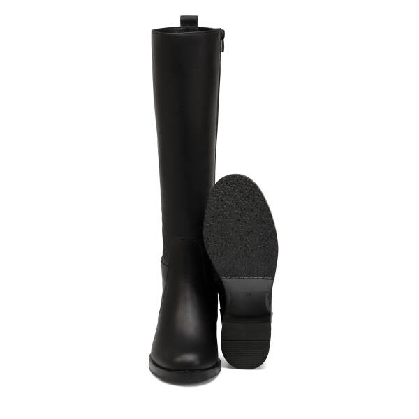 Siyah Hakiki Deri Kadın Çizme - K25K1CM68284-A23 - 4
