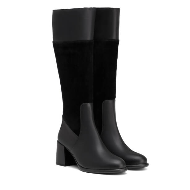 Siyah Hakiki Deri Kadın Çizme - K26K1CM68712-F49 - 2