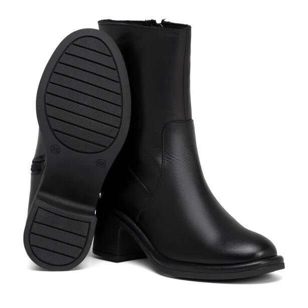 Siyah Hakiki Deri Kadın Çizme - K26K1CM68814-A23 - 4