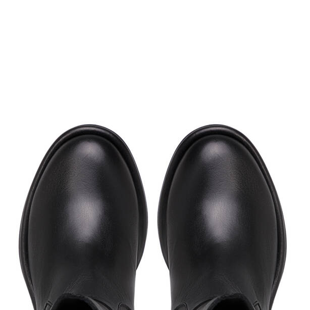 Siyah Hakiki Deri Kadın Çizme - K26K1CM68814-A23 - 5
