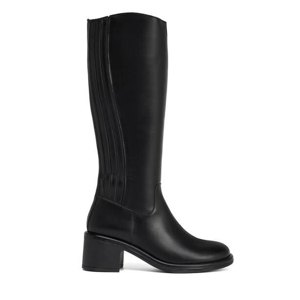 Siyah Hakiki Deri Kadın Çizme - K26K1CM68816-A23 - 1