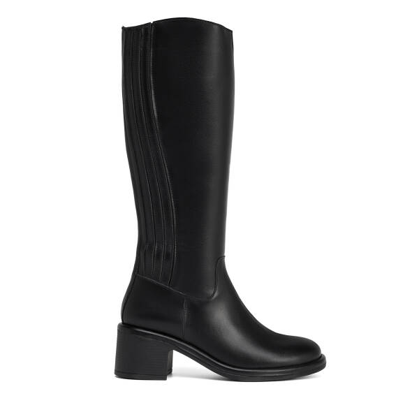 Siyah Hakiki Deri Kadın Çizme - K26K1CM68816-A23 - 1