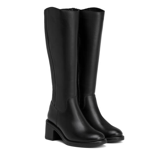Siyah Hakiki Deri Kadın Çizme - K26K1CM68816-A23 - 2