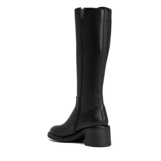 Siyah Hakiki Deri Kadın Çizme - K26K1CM68816-A23 - 3