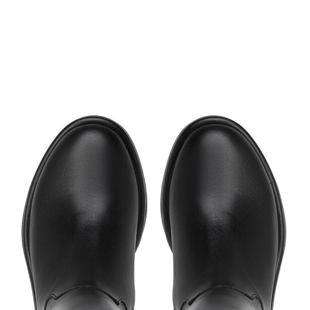 Siyah Hakiki Deri Kadın Çizme - K26K1CM68816-A23 - 5