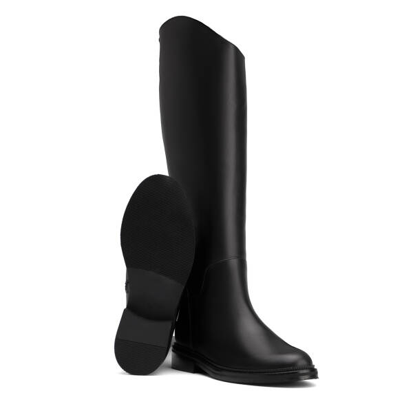 Siyah Hakiki Deri Kadın Çizme - K26K1CM68892-A23 - 4
