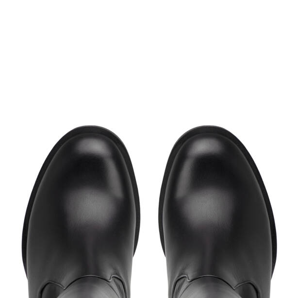 Siyah Hakiki Deri Kadın Çizme - K26K1CM68892-A23 - 5