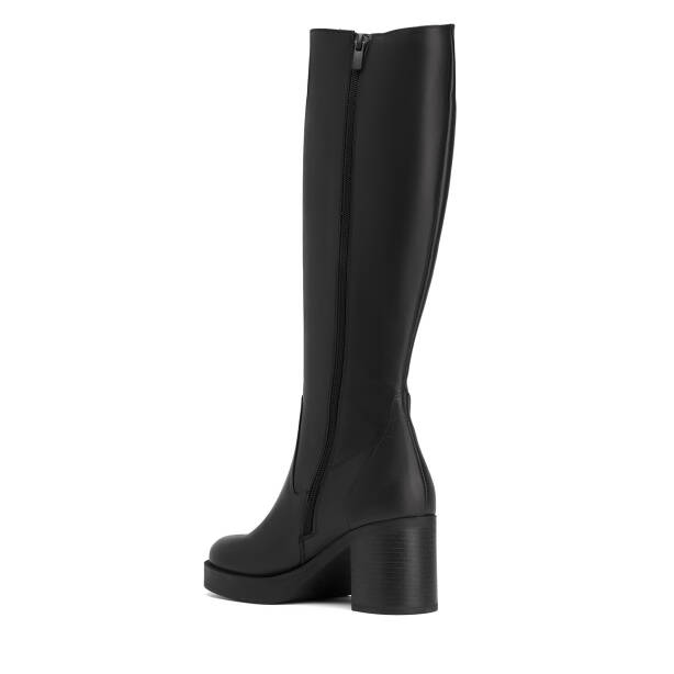 Siyah Hakiki Deri Kadın Çizme - K26K1CM68894-A23 - 3