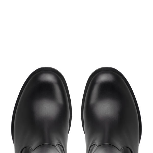 Siyah Hakiki Deri Kadın Çizme - K26K1CM68894-A23 - 5